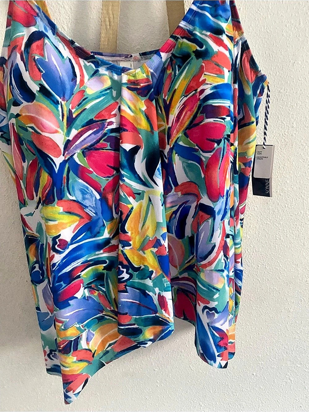 Jones New York Floral Blouse in Blue & Pink Size 24W NWT
